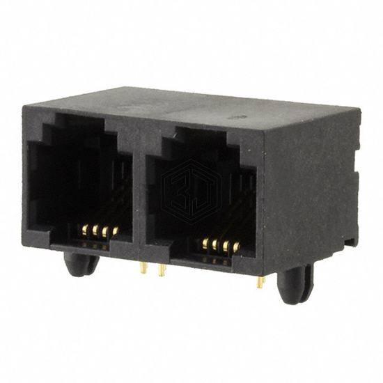 1734479-4 - TE Connectivity AMP Connectors - Modular Connectors - Jacks