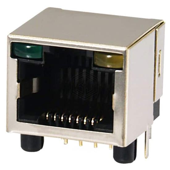 GWLX-S-88-G/Y - Kycon, Inc. - Modular Connectors - Jacks