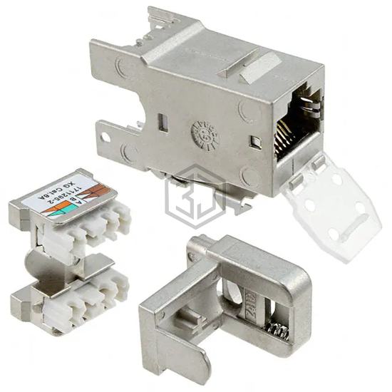 1711295-2 - TE Connectivity AMP Connectors - Modular Connectors - Jacks