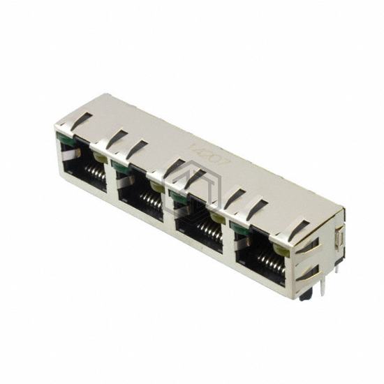 406552-4 - TE Connectivity AMP Connectors - Modular Connectors - Jacks