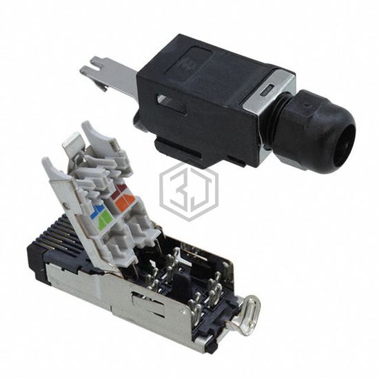 1987328-1 - TE Connectivity AMP Connectors - Modular Connectors - Plugs