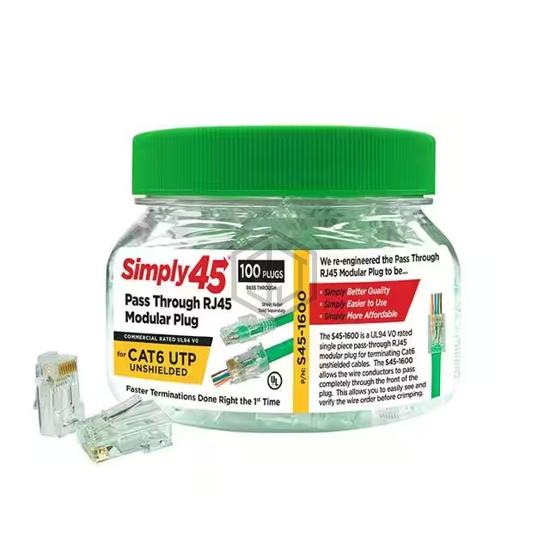 S45-1600 - Simply45 - Modular Connectors - Plugs