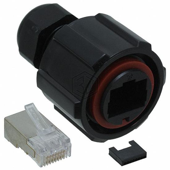 1738607-3 - TE Connectivity AMP Connectors - Modular Connectors - Plugs