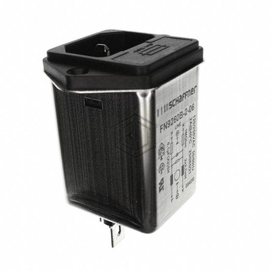 FN9260B-2-06 - Schaffner EMC Inc. - Power Entry Connectors - Inlets, Outlets, Modules