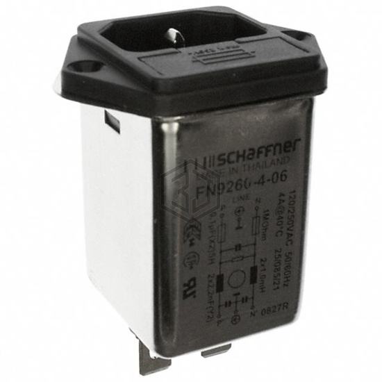 FN9260-4-06 - Schaffner EMC Inc. - Power Entry Connectors - Inlets, Outlets, Modules
