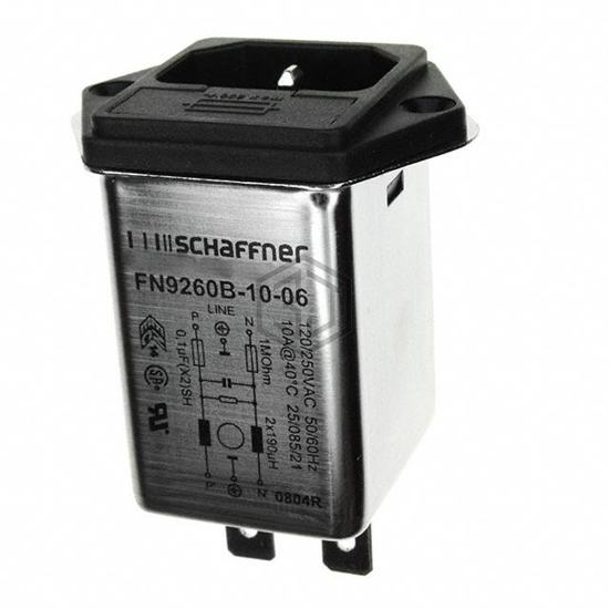 FN9260B-10-06 - Schaffner EMC Inc. - Power Entry Connectors - Inlets, Outlets, Modules