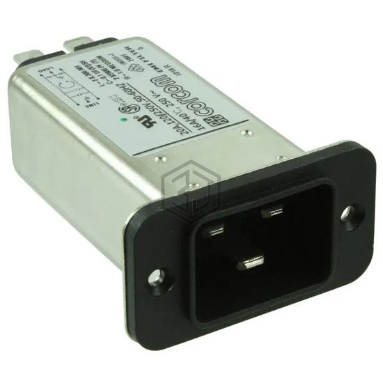 20EEJ1 - TE Connectivity Corcom Filters - Power Entry Connectors - Inlets, Outlets, Modules