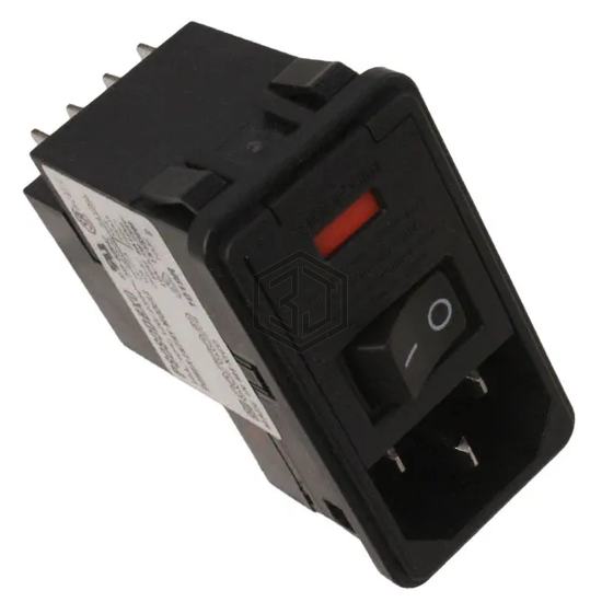 PS0S0DBX0 - TE Connectivity Corcom Filters - Power Entry Connectors - Inlets, Outlets, Modules
