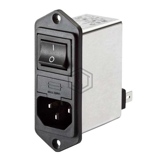 FN281-2-06 - Schaffner EMC Inc. - Power Entry Connectors - Inlets, Outlets, Modules