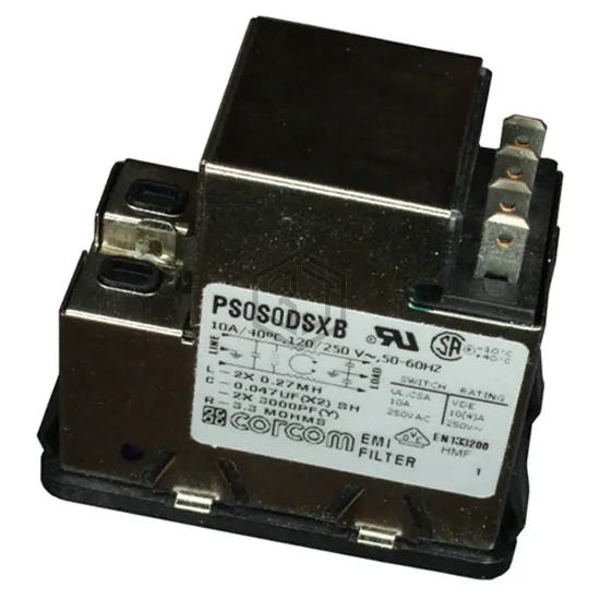 8-6609107-1 - TE Connectivity Corcom Filters - Power Entry Connectors - Inlets, Outlets, Modules