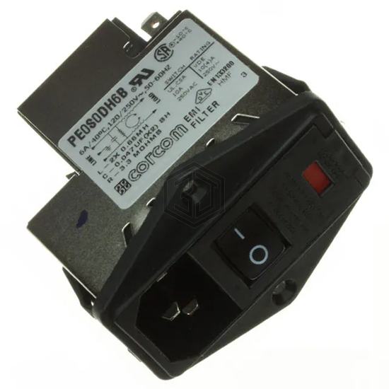 6609103-8 - TE Connectivity Corcom Filters - Power Entry Connectors - Inlets, Outlets, Modules