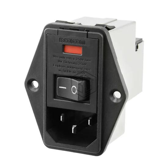 2-6609104-9 - TE Connectivity Corcom Filters - Power Entry Connectors - Inlets, Outlets, Modules