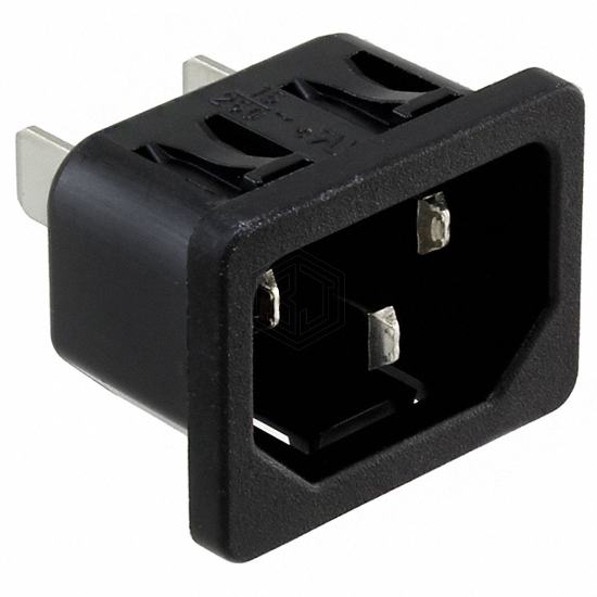 6100.4310 - SCHURTER Inc. - Power Entry Connectors - Inlets, Outlets, Modules
