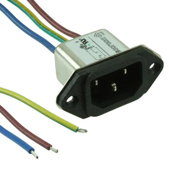 1-6609987-4 - TE Connectivity Corcom Filters - Power Entry Connectors - Inlets, Outlets, Modules