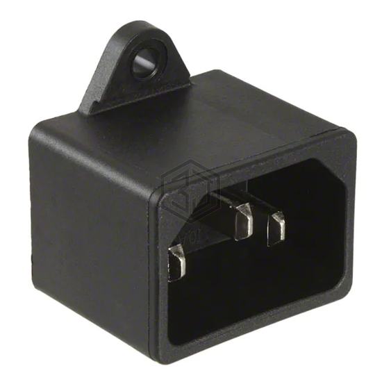 4300.0076 - SCHURTER Inc. - Power Entry Connectors - Inlets, Outlets, Modules