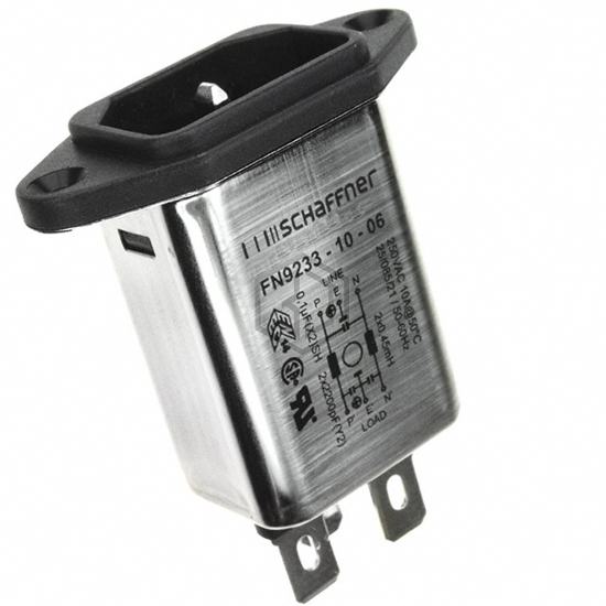 FN9233-10-06 - Schaffner EMC Inc. - Power Entry Connectors - Inlets, Outlets, Modules