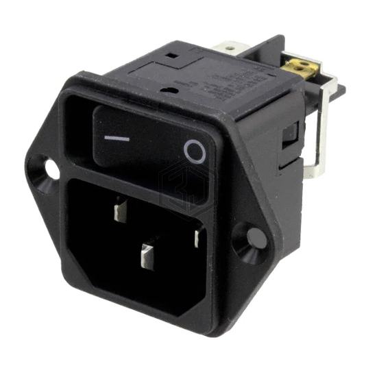 DC11.0001.003 - SCHURTER Inc. - Power Entry Connectors - Inlets, Outlets, Modules
