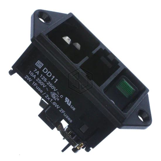 DD11.0114.1110 - SCHURTER Inc. - Power Entry Connectors - Inlets, Outlets, Modules