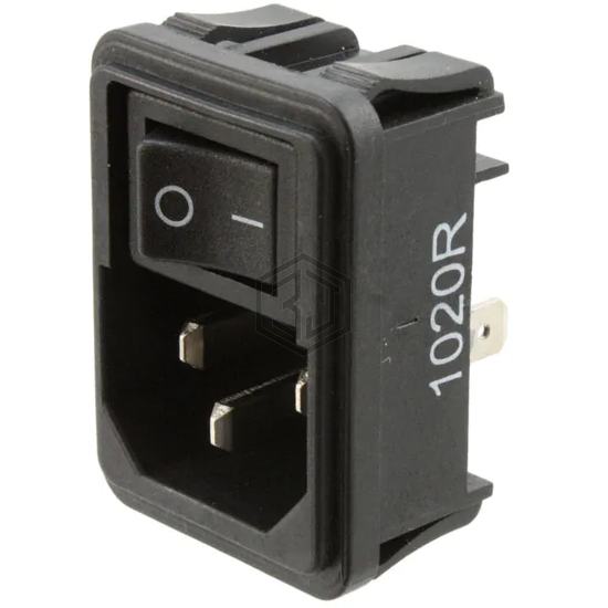 1-1609112-1 - TE Connectivity Corcom Filters - Power Entry Connectors - Inlets, Outlets, Modules