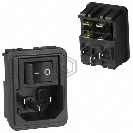1609112-8 - TE Connectivity Corcom Filters - Power Entry Connectors - Inlets, Outlets, Modules
