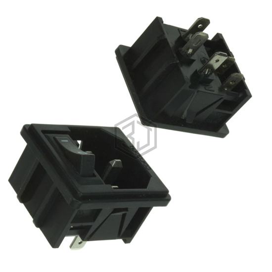 1-1609112-9 - TE Connectivity Corcom Filters - Power Entry Connectors - Inlets, Outlets, Modules