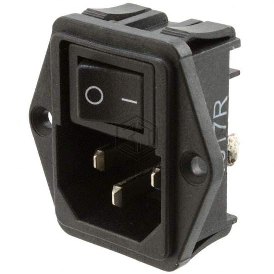 1-1609112-4 - TE Connectivity Corcom Filters - Power Entry Connectors - Inlets, Outlets, Modules