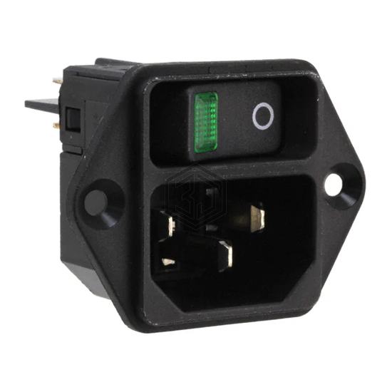 DC11.0031.001 - SCHURTER Inc. - Power Entry Connectors - Inlets, Outlets, Modules