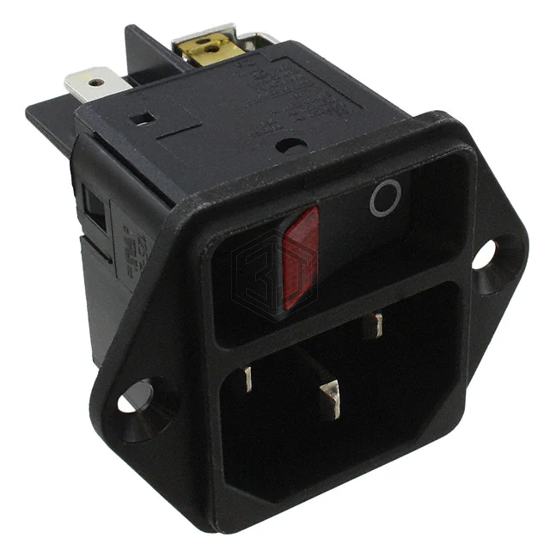 DC11.0021.001 - SCHURTER Inc. - Power Entry Connectors - Inlets, Outlets, Modules