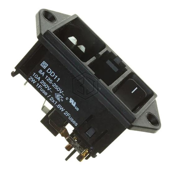 DD11.0121.1110 - SCHURTER Inc. - Power Entry Connectors - Inlets, Outlets, Modules