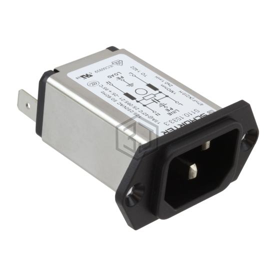 5110.0133.3 - SCHURTER Inc. - Power Entry Connectors - Inlets, Outlets, Modules