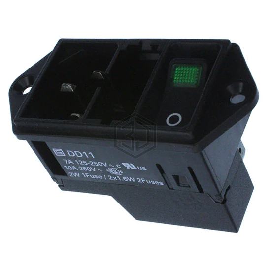 DD11.0124.1111 - SCHURTER Inc. - Power Entry Connectors - Inlets, Outlets, Modules