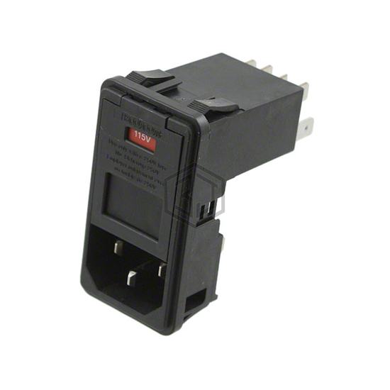 PS00XD000 - TE Connectivity Corcom Filters - Power Entry Connectors - Inlets, Outlets, Modules