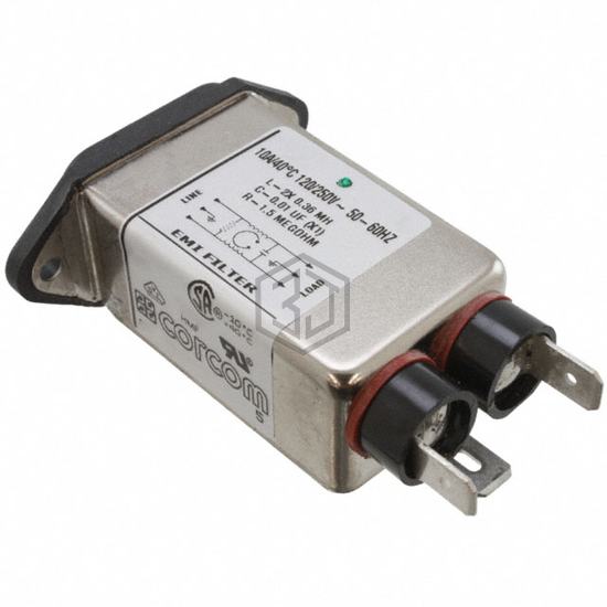 10EH4 - TE Connectivity Corcom Filters - Power Entry Connectors - Inlets, Outlets, Modules