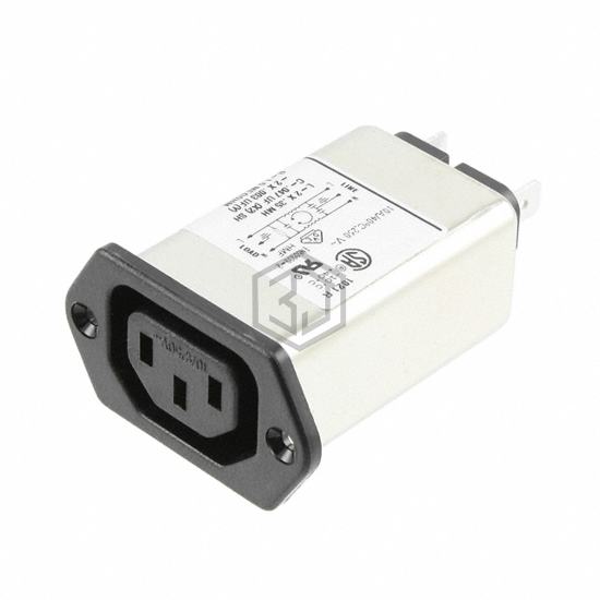 10EBF1 - TE Connectivity Corcom Filters - Power Entry Connectors - Inlets, Outlets, Modules