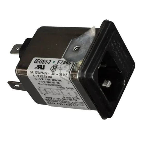 6609117-6 - TE Connectivity Corcom Filters - Power Entry Connectors - Inlets, Outlets, Modules