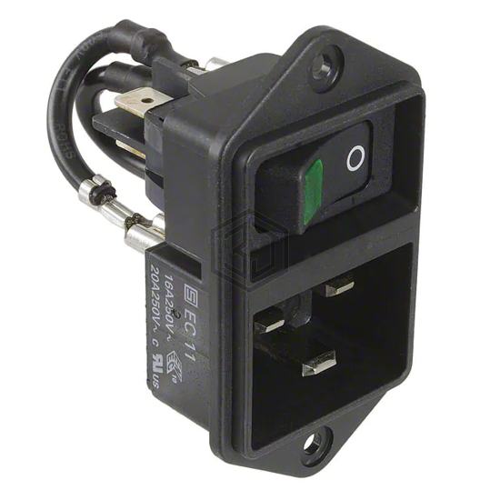 EC11.0031.001 - SCHURTER Inc. - Power Entry Connectors - Inlets, Outlets, Modules