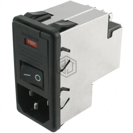 PS0SXSS6B - TE Connectivity Corcom Filters - Power Entry Connectors - Inlets, Outlets, Modules