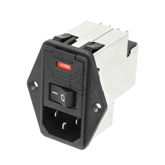 1-6609929-5 - TE Connectivity Corcom Filters - Power Entry Connectors - Inlets, Outlets, Modules