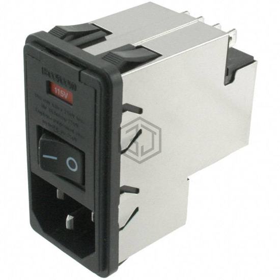 3-6609951-6 - TE Connectivity Corcom Filters - Power Entry Connectors - Inlets, Outlets, Modules