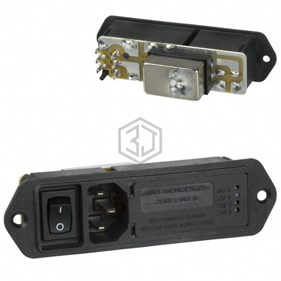 2-6609129-8 - TE Connectivity Corcom Filters - Power Entry Connectors - Inlets, Outlets, Modules