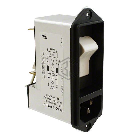 DF12.0031.9310.1 - SCHURTER Inc. - Power Entry Connectors - Inlets, Outlets, Modules