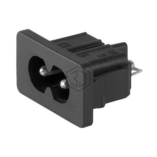 4300.0102 - SCHURTER Inc. - Power Entry Connectors - Inlets, Outlets, Modules