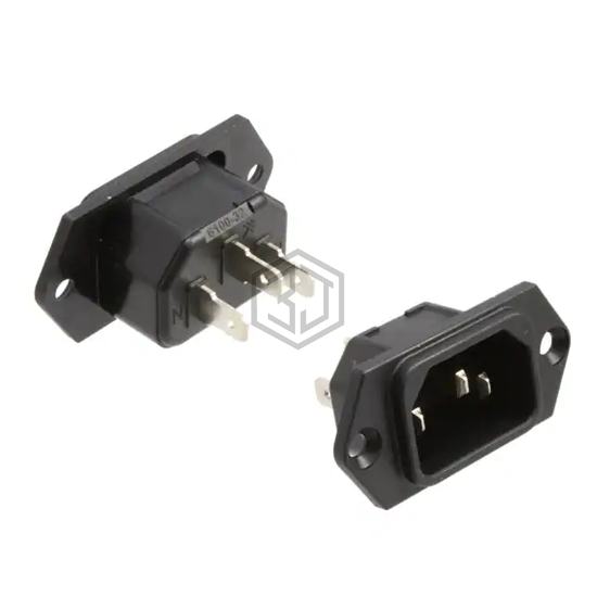 6100.3200 - SCHURTER Inc. - Power Entry Connectors - Inlets, Outlets, Modules