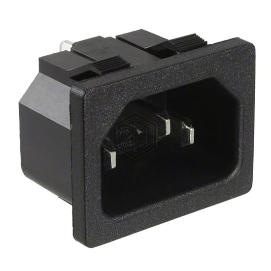 4300.0704 - SCHURTER Inc. - Power Entry Connectors - Inlets, Outlets, Modules