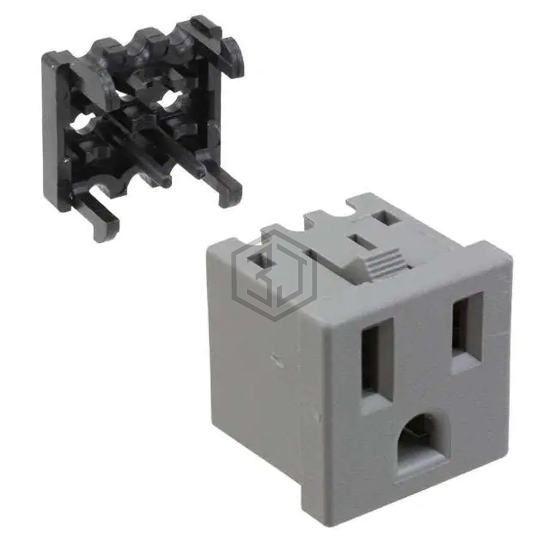 1-208979-1 - TE Connectivity AMP Connectors - Power Entry Connectors - Inlets, Outlets, Modules