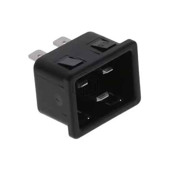6163.0013 - SCHURTER Inc. - Power Entry Connectors - Inlets, Outlets, Modules