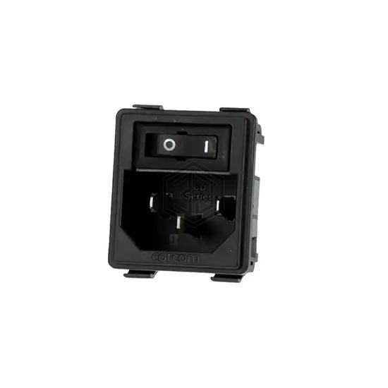 1-1609112-5 - TE Connectivity Corcom Filters - Power Entry Connectors - Inlets, Outlets, Modules