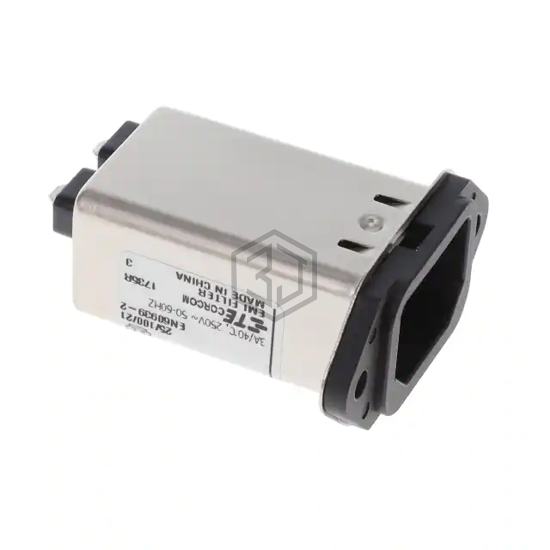 3IHE1 - TE Connectivity Corcom Filters - Power Entry Connectors - Inlets, Outlets, Modules
