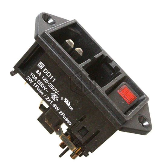 DD11.0123.1110 - SCHURTER Inc. - Power Entry Connectors - Inlets, Outlets, Modules