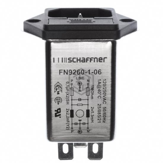 FN9260-1-06 - Schaffner EMC Inc. - Power Entry Connectors - Inlets, Outlets, Modules